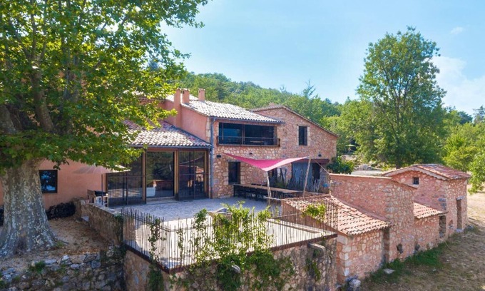 Ampus House | Villa Valségure ; Private heated pool ; 20 pers/600 m²/62 ha