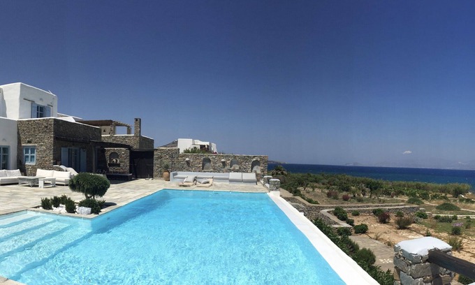 Paros Villa | Villa-waterfront, infinity pool-splendid views-luxurious amenities