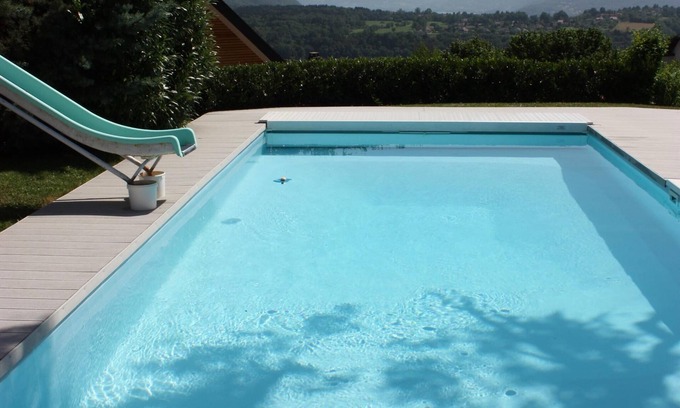 Argonay House | Villa with heated pool 6km from Lake Annecy - exceptional view