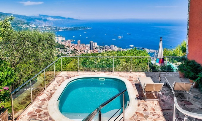 La Turbie Villa | VILLA WITH PANORAMIC VIEW OF MONACO AND ITALY FOR 4 PEOPLE