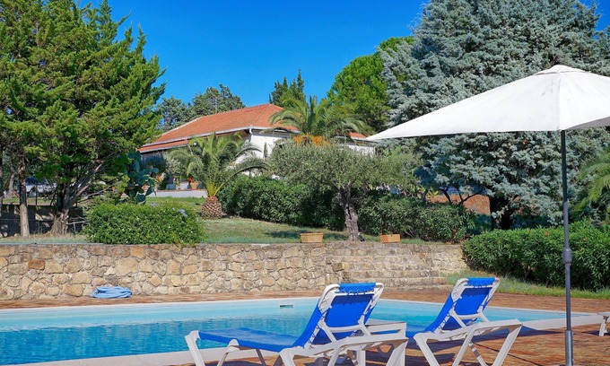 Catute Villa | Villa with private pool and tennis court on the hills of Capo d'Orlando