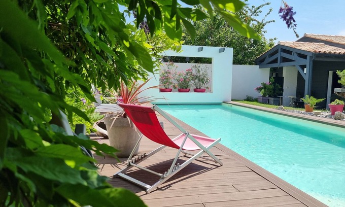 Dompierre-sur-Mer Villa | Villa with swimming pool, 7km from La Rochelle and 15km from Ile de Ré