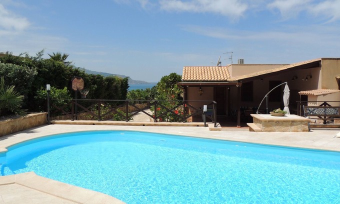 Cornino Villa | Villa with swimming pool / crystal clear sea / breathtaking sunset