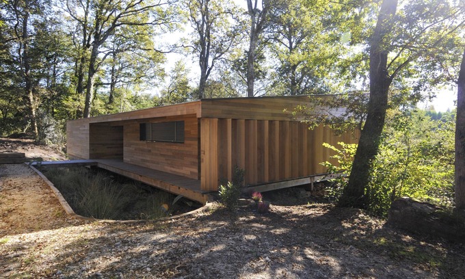 Soustons Villa | Villa/wooden house in the forest/Beaches 5km away - air-conditioned - sleeps 8/Spa pool