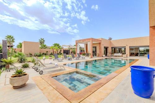 El Aggada Villa | villa Zina, Élégance et luxe,piscine & jacuzzi