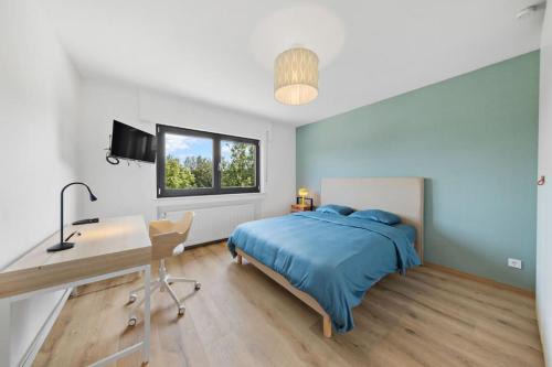 Roeser Apartment | Villa66 Private Bedroom 4 - Shared Kitchen