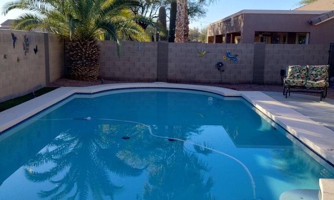 Maricopa House | Villages - Luxury holiday home - Pool temp is 87degrees