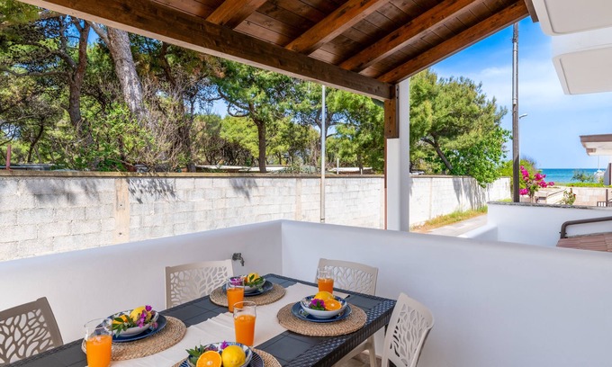 Specchiolla Apartment | Viola's sea view - sea view terrace