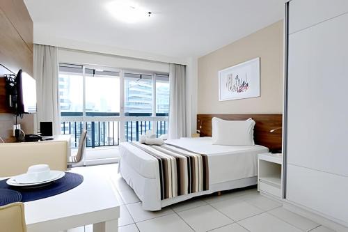 Setor Hoteleiro Norte Apartment | Vision, local nota 10! Academia, sauna e piscinas.