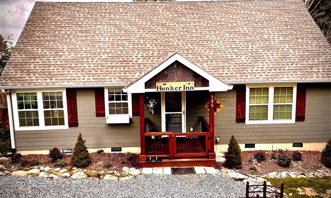 Charter Hills Cabin | Voted #1 new home on Beech, loft, views, hot tub, pets, private, decks & firepit