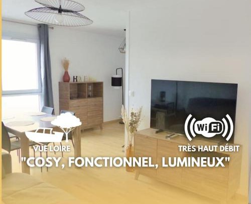 Ile Beaulieu Apartment | VULCAIN 4, 14ème, Ile de Nantes, vue exceptionnelle avec parking