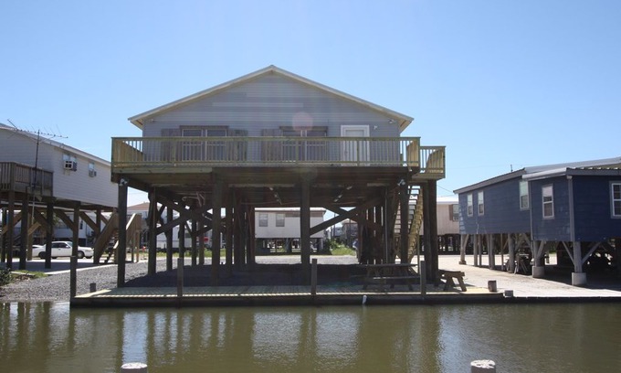 Golden Meadow House | Wahoo is a Waterfront camp with Boat Access and Boat Launch