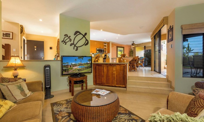 Wailea Condo | Wailea Ekahi #53-C Hawaiian Beachfront, AC throughout, Easy Pool Access, Wifi