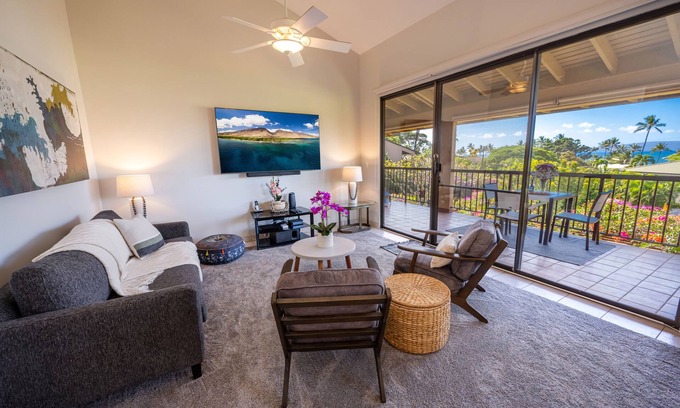 Wailea Condo | Wailea Ekahi Premier 1 Bd+2Ba Condominium 20G-Adjacent to Keawakapu Beach