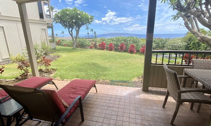 Wailea Condo | Wailea Ekolu #501 Panoramic Ocean View, Ground Floor, Wifi, A/C, Near Beach