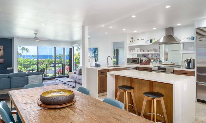 Wailea Condo | Wailea Elua 803 - Ocean Views, Modern Renovation, Central AC, Wi-Fi, BBQ Grill