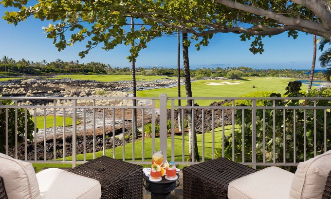 Kaupulehu Condo | Waiulu Villa at Hualalai Resort: Modern 3BR Villa w/Lanai, Golf Carts & Pool Ac