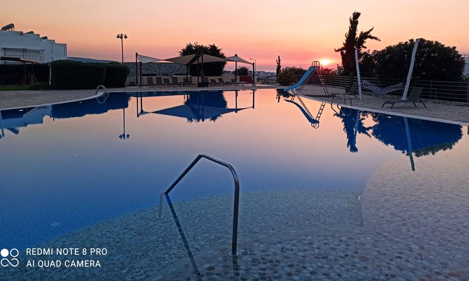 Bahceli Apartment | Wake up with unblocked seaview and mountain view - private stairs to the beach