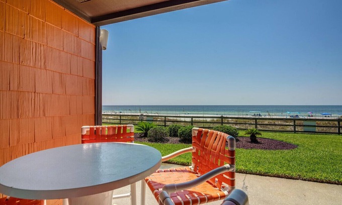 Panama City Beach Condo | Walk Out 2 Beach Ground Floor No Elevators!