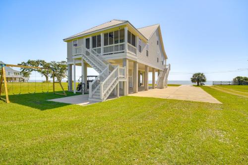 Waveland House | Walk to Beach Oceanfront Home with Outdoor Kitchen