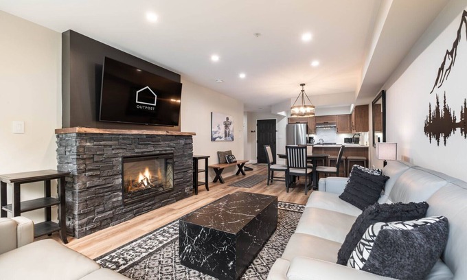 Upper Village Condo | Walk to Blackcomb | Complex hot tub | BBQ