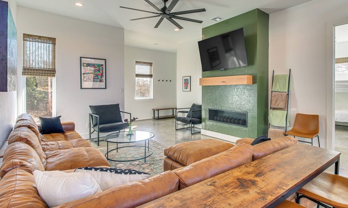 Medicine Park House | Walk to Lake: Home w/Game Room in Medicine Park!