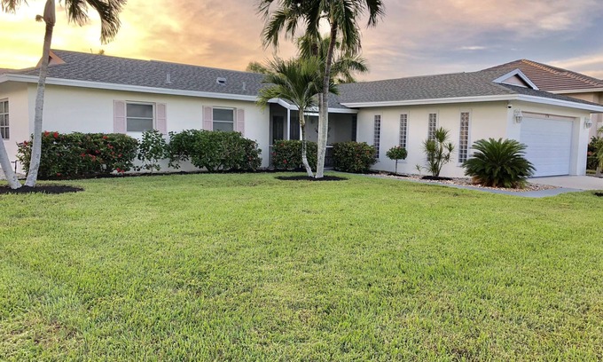 Marco Island House | Walk to Marco's beautiful white sand beach or lounge by your private pool.