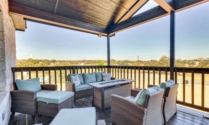 Buchanan Dam House | Walk to Water: Game Room at Buchanan Dam Home!
