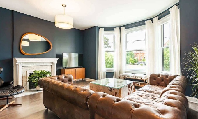 Over-the-Rhine Apartment | Walkable Lux on Washington Park| Rooftop & Parking