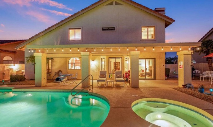 Mountain Park Ranch House | Warm Phoenix Casa w/ Private Outdoor Pool & BBQ