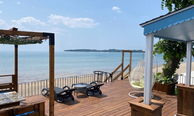 Crystal Beach House | Water Front Beach House - 3BR w BBQ & Sunset!