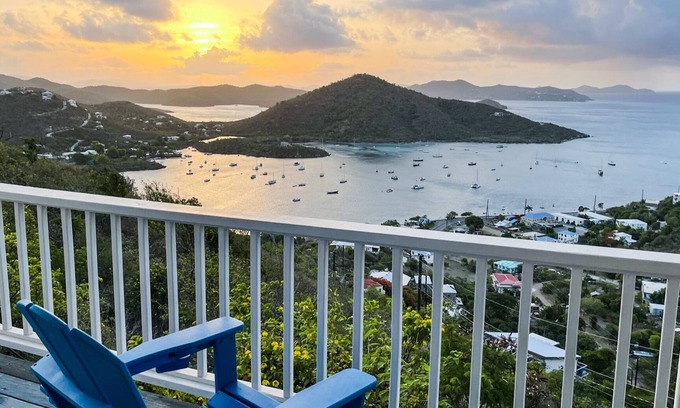 Lower Carolina Villa | Water + Sky USVI/Villa in Coral Bay with Outstanding Sunrise Views