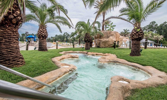 Orange Beach Condo | Water-view condo with balcony, pool, hot tub, gym, dining, & shops