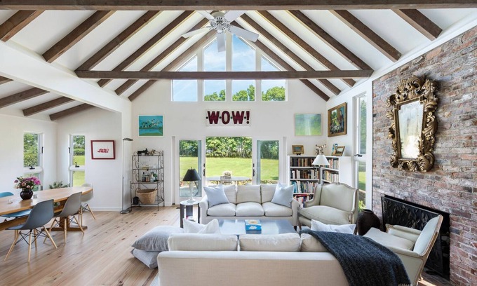 Springs House | WATER VIEWS RETREAT IN SPRINGS, EAST HAMPTON, POOL, FIRE PIT, GREAT OUTDOORS!