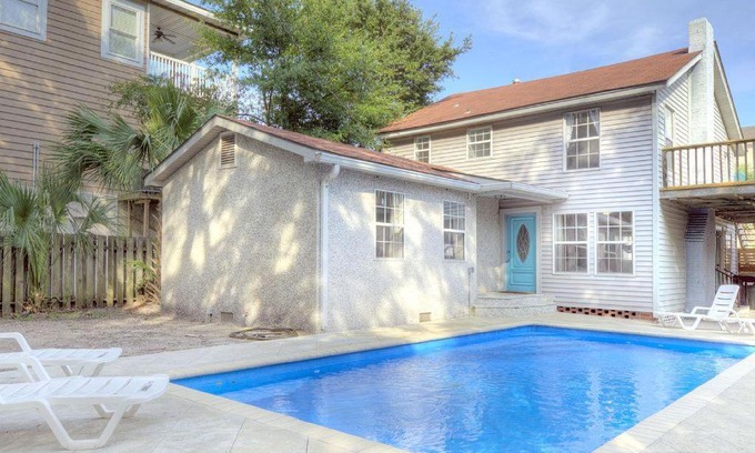 Saint Simons Island House | Watercolor - 831 Park Way