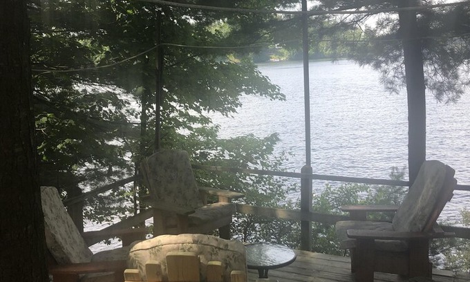 Colton Cabin | WaterFront 2 bedroom Camp on upper Higley Flow, Raquette River