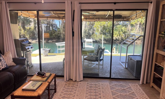 Springs at Kings Bay Condo | Waterfront 2BR/1.5BA Condo in Crystal River – 90-Day Rental Available!