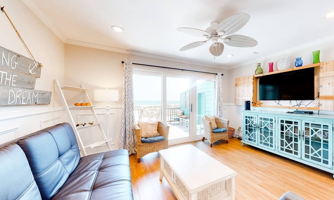 Gulf Shores House | Waterfront beach home with deck, balcony, central AC, & washer/dryer
