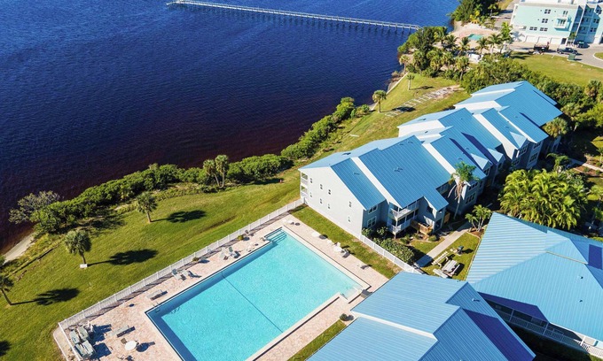 Port Charlotte Apartment | Waterfront Condo w Scenic Views-Heated Pool