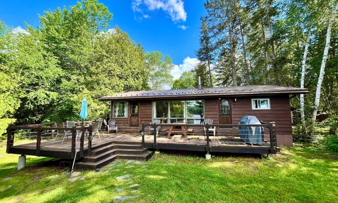 Unorganized Centre Parry Sound Cottage | Waterfront cottage on 1.3 acres, great fishing, boating & hiking on Restoule!