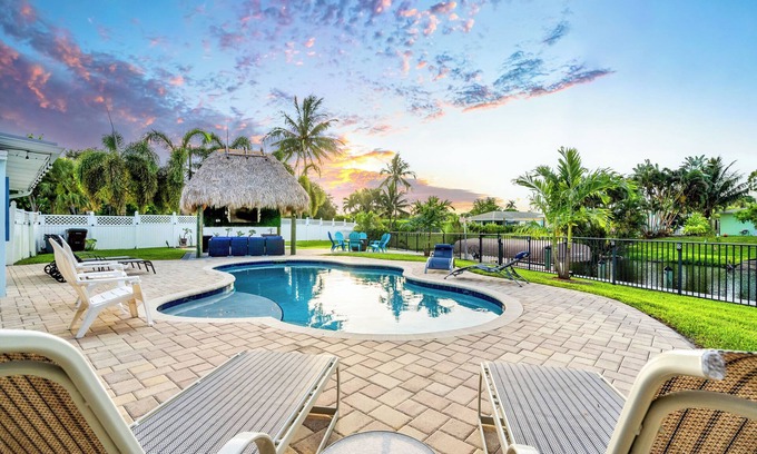 Lake Clarke Shores House | Waterfront Escape with Private Pool and Mini-Golf in West Palm Beach