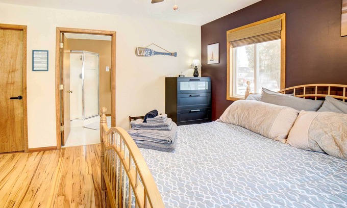 Paris Cottage | Waterfront Evart House on Chippewa Lake Channel