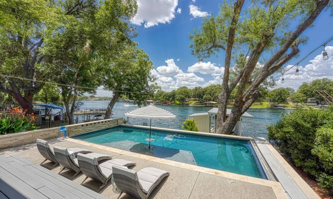 Marble Falls House | Waterfront getaway! Pool, lake views and unforgettable memories.
