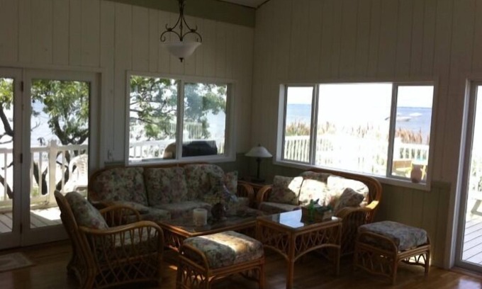 Davis Park House | Waterfront, Great South Bay, Dock, Outside Shower, beachfront,