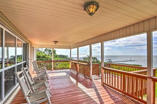 Carrabelle House | Waterfront Gulf Coast Getaway with Boat Dock!