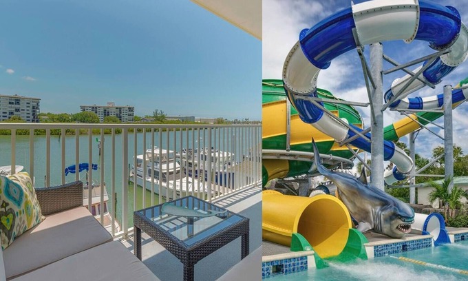 Indian Rocks Beach Condo | Waterfront, Harbourside, Water Park, Beach, #3319