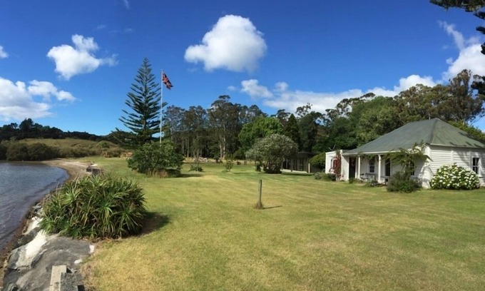 Russell House | Waterfront Historic Homestead in Clendon Cove with boat ramp