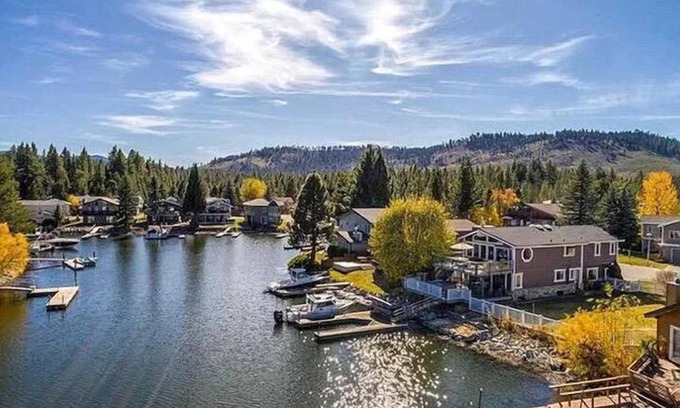 Tahoe Keys House | Waterfront Home on Double Lot - Boat Dock, Hot Tub and More!