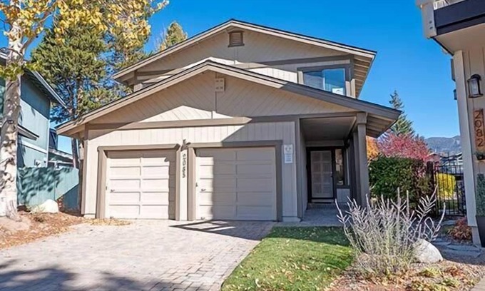 Tahoe Keys House | Waterfront Home with Mountain Inspired Decor, Private Hot Tub and Boat Dock.