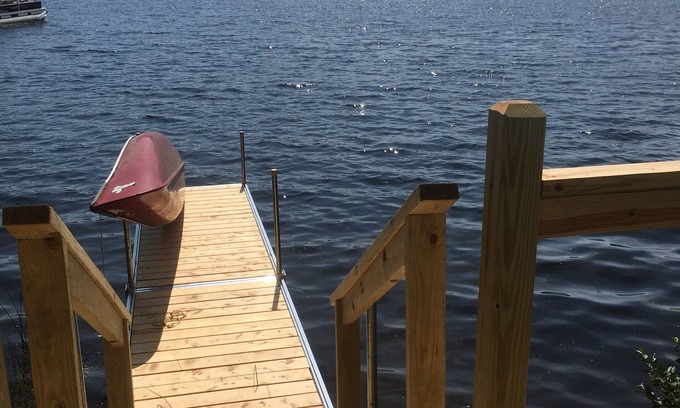 Gray House | Waterfront home on Forest Lake in Gray, Maine. Perfect for 1 or 2 couples.
